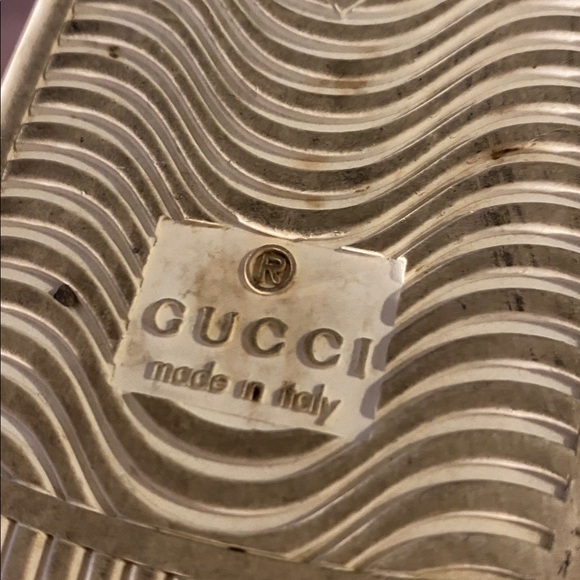 💚🤍❤️Gucci Ace Interlocking GG Leather 3 Strap  Flat Sneakers Shoes White size:10 - Picture 11 of 16